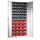 Stellingkast Met 56zichtbakken Hxbxd 1950x950x400mm Ral7035