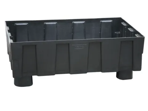 PE-opvangbak,v. 1x200l vat,opvangvol. 250l,HxBxD 430x1205x805mm