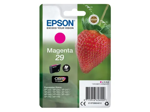 Inktcartridge Epson 29 T2983 Rood C13T29834012