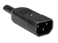 Mannelijke Ac-connector - Voor Kabel - 10 A
