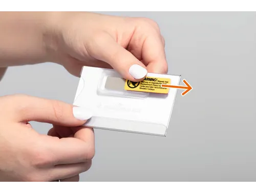 Naambadge 54x90mm met magneet place&hold