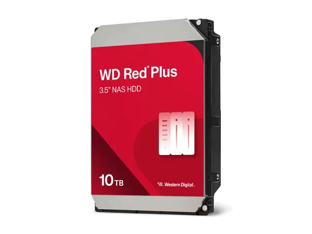 Western Digital Red Plus WD100EFGX interne harde schijf 10TB