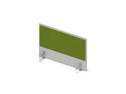 opzetpaneel bureau aanbouw zijkant MP-lichtgrijs BN7048-groen 800mm