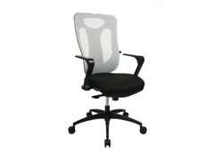 Bureaustoel,Synchroonmech.,M. Armleuningen,Zitting Stof Zwart