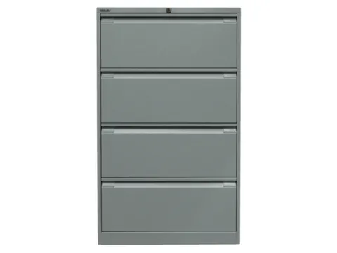 hangmappenkast HxBxD 1321x800x622mm 4hangmappenframes zilver