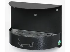 Wandasbak 1.5 liter 230x300x150mm Antiek-Zilverkleurig Slot Staal