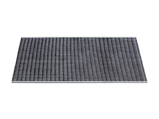 schoonloopmat,v. binnen/buiten,LxB 785x1585mm,zwart/zilverkleurig - 1