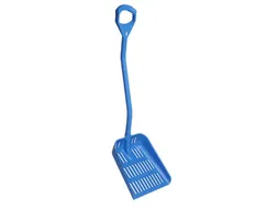 Hygiene 5603-3 uitlekschep blauw steel 115cm groot blad 38x34cm