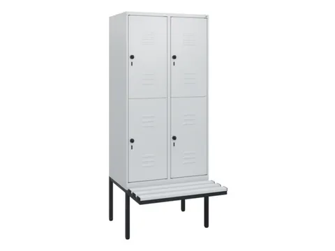 Dubbeldekse dekenkist,HxBxD 1950x800x815mm,2x2vak.,vak B 400mm