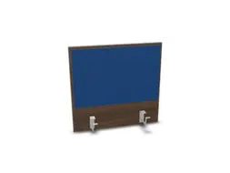 opzetpaneel bureau aanbouw achter NV bruin hickory blauw 600mm
