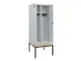 locker met bank,voor scheiding van kleding,HxBxD 2120x800x815mm,2vak