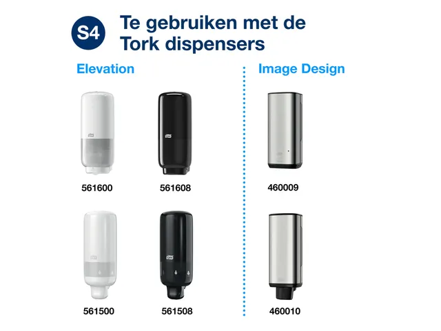 Tork 524901 S4 Luxe Schuimhandzeep Magnolia 1000ml