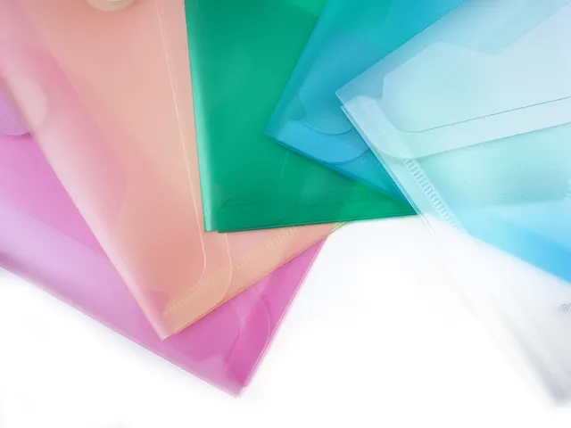 Enveloptas Groen 110X220Mm Liggend Met Klittenbandsluiting