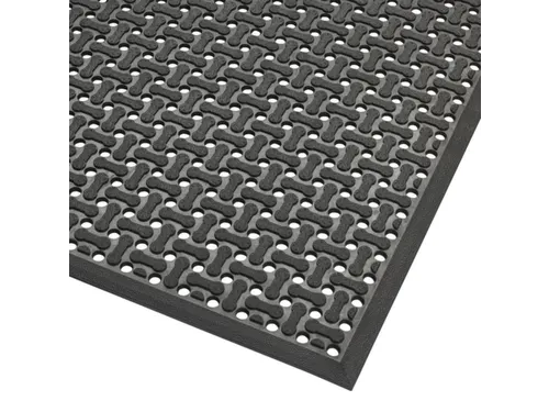 werkplekmat,mat,HxLxB 8,5x900x600mm,rubber,geperforeerd,antislip