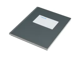 Notitieboek Djois Atlanta gelijmd 210x165 128blz lijn grijs