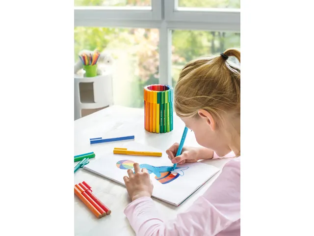 Kleurstiften Faber-Castell Connector assorti cadeauset à 80 stuks