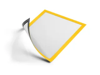 Informatiekader DURAFRAME MAGNETIC A4 Geel 5 Stuks - 1