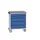 gereedschapswagen 980x800x600mm linoleum blad 5 laden RAL7035+RAL5010