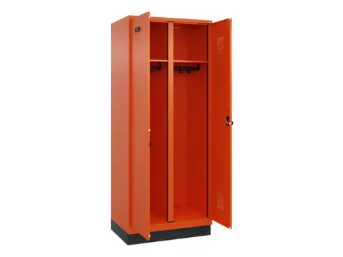 locker voor scheiding van kleding,HxBxD 1950x800x500mm,2vak