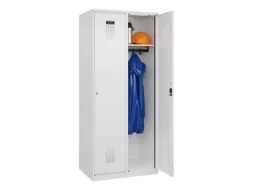 locker,HxBxD 1850x800x500mm,2vak,vak B 400mm,cil.-slot,staand op vloer