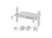 TP-Link Omada RackMount Kit-19, Kit de montage, Noir, Métal, DS-P7001
