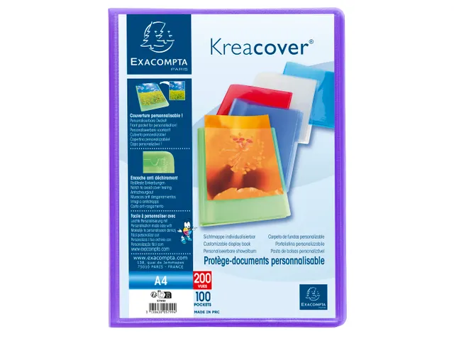 Protège-documents en polypropylène semi-rigide KreaCover Chromaline