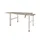 Dextro Slinger Duo zit/sta Bureau 180cm frame Wit blad Robson Eik