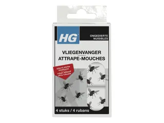 Vliegenvanger HG HGX kleefstrips 4 stuks - 1