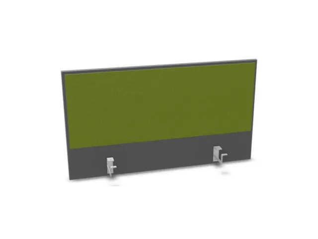 opzetpaneel bureau aanbouw achter MS-donkergrijs BN7048-groen 1000mm