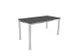 In hoogte verstelbaar bureau,HxBxD 720-840x1200x600mm,MS-donkergrijs