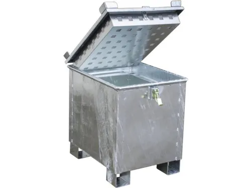 lithium-ion opslagcontainer,90l,HxBxD 750x600x800mm,vuurverzinkt