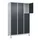 lockerkast,HxBxD 1950x1200x500mm,3x3vakken,vak B 400mm,cil.-slot