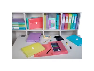 Klasseerdoos rug 25m m PP Chrom.Pastel - 16