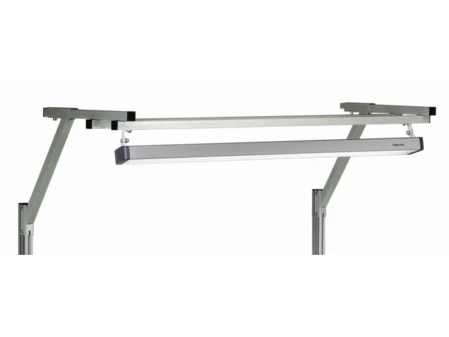 draagarm v. lamp,v. montagetafel,B 1500mm,staal,RAL7035