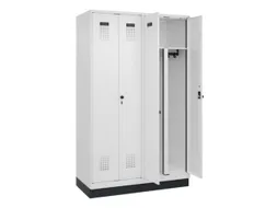 PBM-locker,HxBxD 1950x1200x500mm,4vak,vak B 300mm,draaigrendel