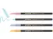 Glitter Viltstift E-1200 Assorti Pastel Set Van 4