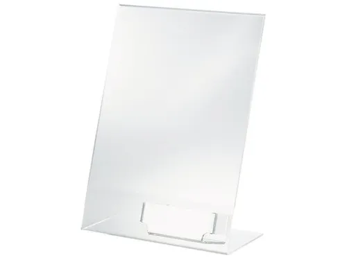 Tafelstandaard Sigel diagonaal A4 transparant Acryl