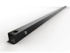 dwarsverbinder v. geperf./sleufplaten,B 2000mm,antraciet,staal