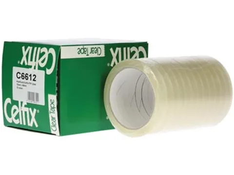 plakband PP ft 12mmx66m transparant