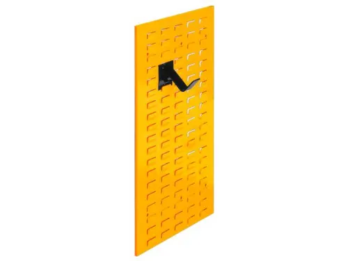 Gesleufde Plaat Staal Hxb 2000x450mm Staand Ral 9010 Zuiverwit