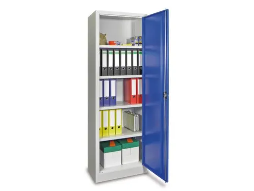 universele kast,HxBxD 1950x640x500mm,RAL7035,front RAL7016