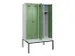 locker met bank,voor scheiding van kleding,HxBxD 2120x1200x815mm,4vak