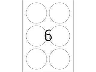 HERMA 8336 Weerbestendige folie-etiketten A4 Rond 85mm Wit 150 stuks - 3
