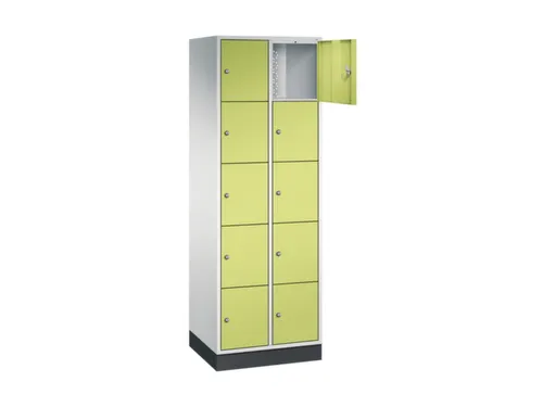lockerkast,RAL 7035/RDS1108060,HxBxD 1950x620x500mm,2x5vakken