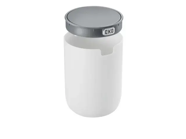 Tafelafvalbak EKO Fandy 2 met Swing deksel 1.5 liter Wit