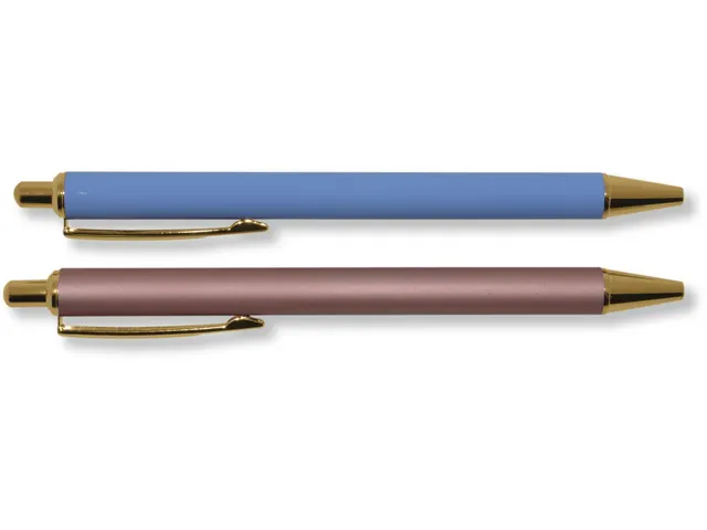 Pen Natural Beauty. krimp van 2 stuks in transparant doosje.