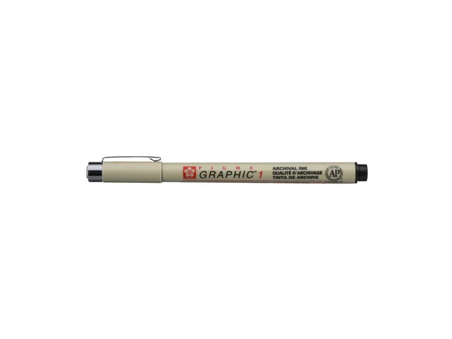 Fineliner Sakura Pigma Graphic 1 1.0mm zwart