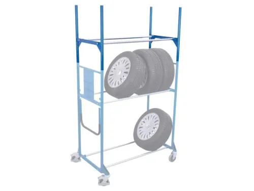 Etage Voor Bandenstelling/-Steekwagen H X B X D 704x 1225x 646mm