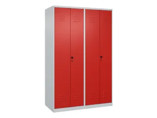 PBM-locker,HxBxD 1850x1200x500mm,4vak,vak B 300mm,draaigrendel - 1
