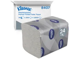 Kleenex 8407 PREMIER toiletpapier 2-laags Gevouwen doos 24x200vel
